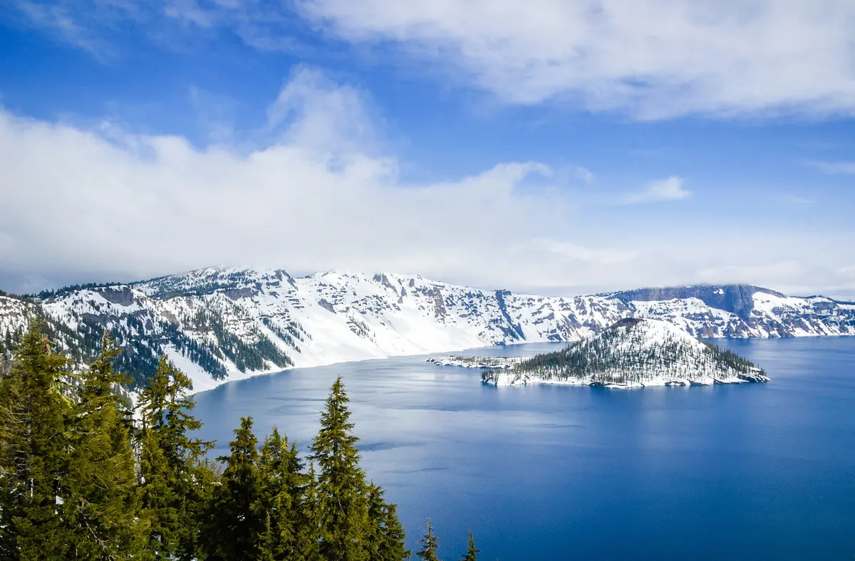 A view in Crater Lake National Park