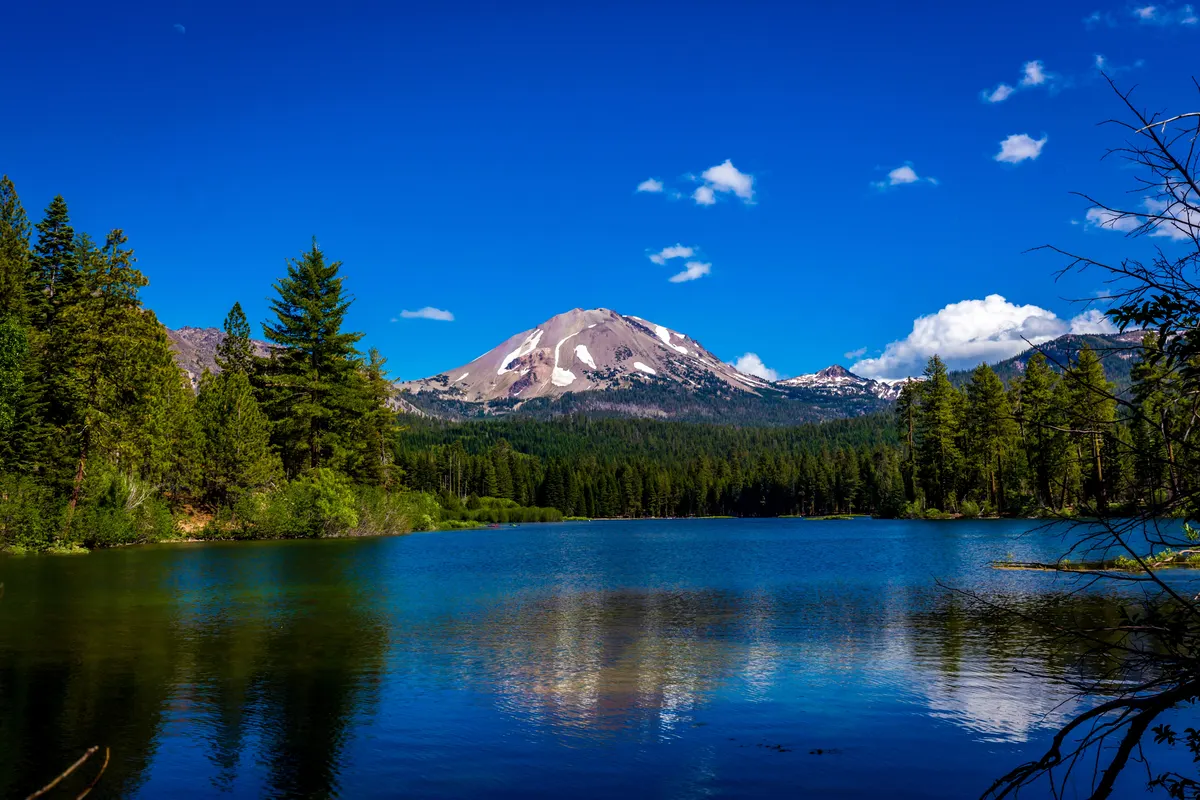 A view in Lassen Volcanic National Park
