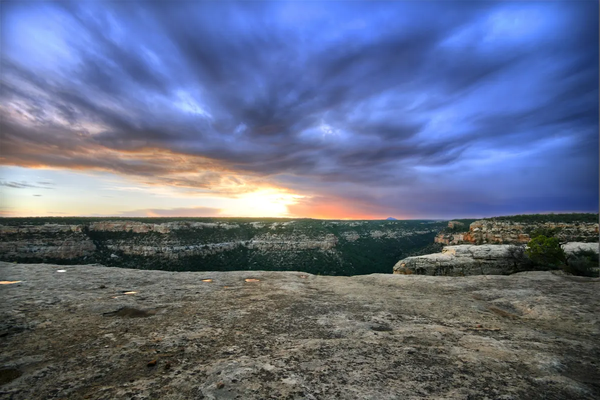 A view in Mesa Verde National Park